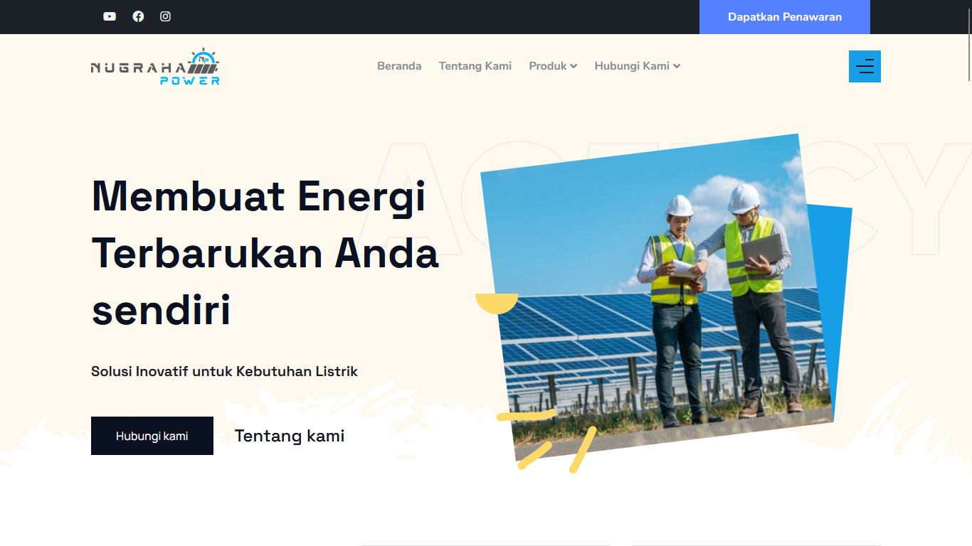 Official Web PT NUGRAHA POWER